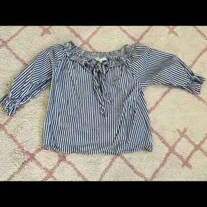 JOA Los Angeles off the shoulder top